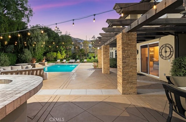 31201 Old San Juan Rd, San Juan Capistrano, CA 92675 - swimming pool featuring a patio area and a pergola