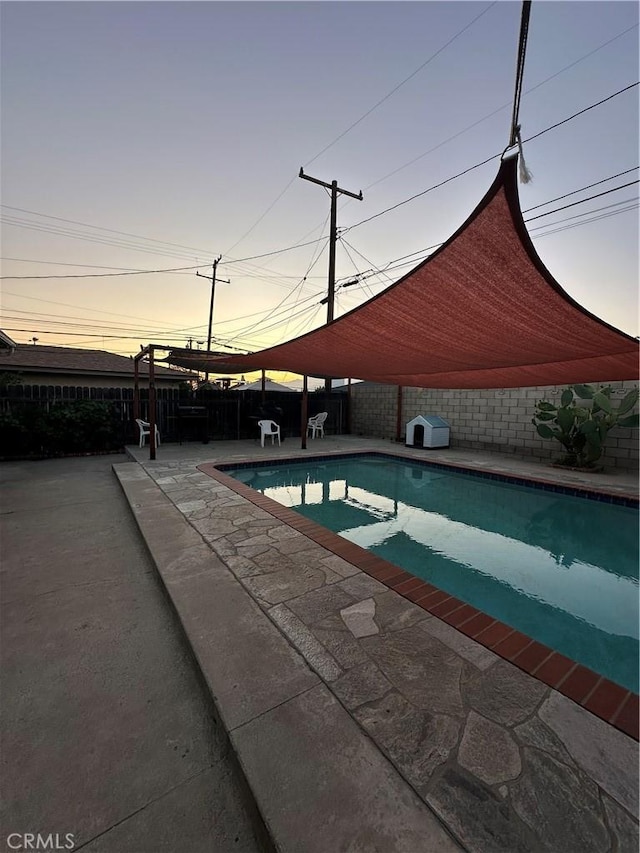 907 E Ghent St, Azusa, CA 91702 - view of pool with a fenced backyard and a patio area