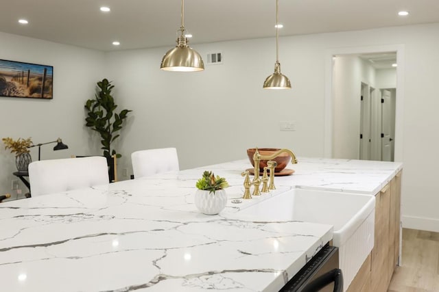 4380 Rolfe Rd, San Diego, CA 92117 - dining area with light wood-style flooring, recessed lighting, and baseboards