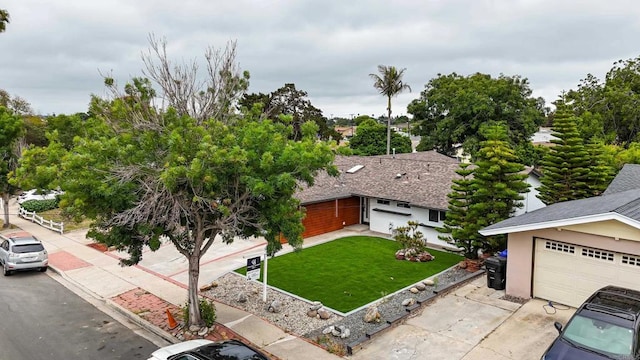 4380 Rolfe Rd, San Diego, CA 92117 - view of front of house featuring a front lawn