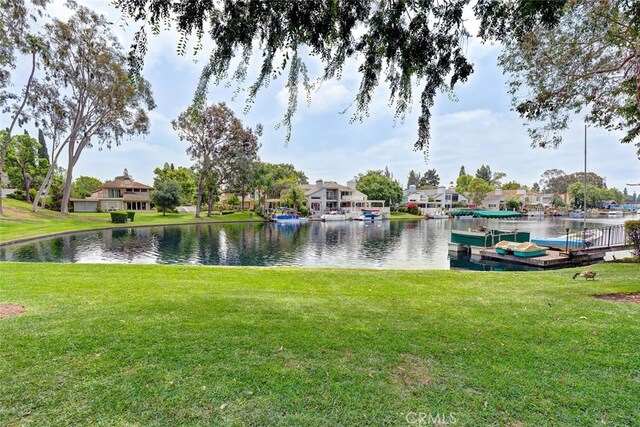 22702 Islamare Ln, Lake Forest, CA 92630 - water view with a floating dock