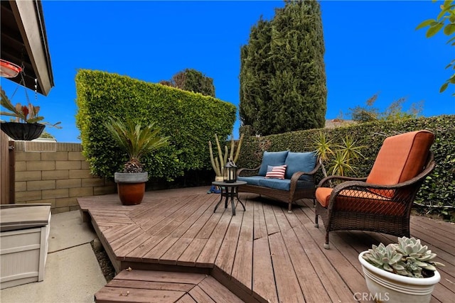 1724 N Oakwood Ave, Anaheim, CA 92807 - wooden deck featuring a fenced backyard