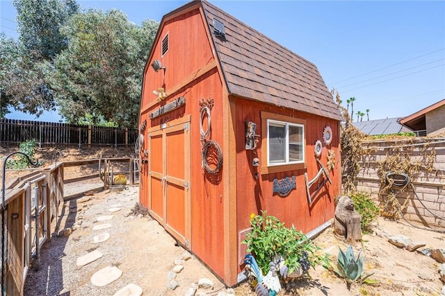 1390 Corona Ave, Norco, CA 92860 - view of shed featuring a fenced backyard