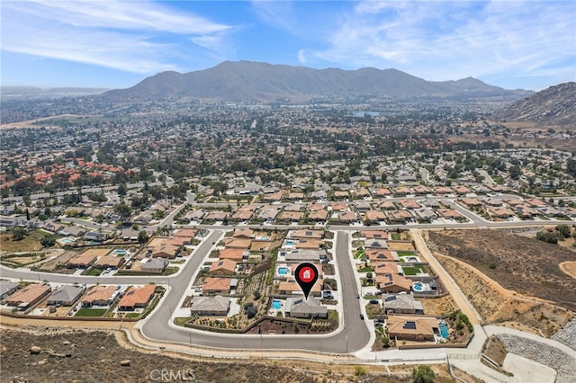 24909 Miners View Ln, Moreno Valley, CA 92557 - aerial view of residential area with a mountainous background
