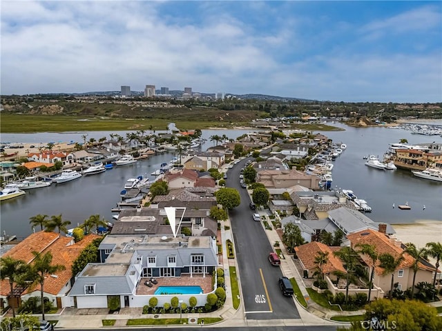 508 Evening Star Ln, Newport Beach, CA 92660 - aerial view of residential area with a large body of water
