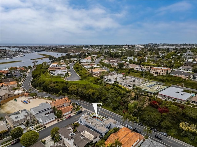 508 Evening Star Ln, Newport Beach, CA 92660 - aerial view of property and surrounding area featuring a large body of water and nearby suburban area