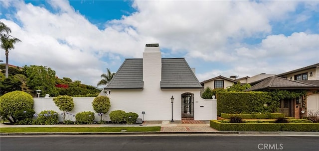 508 Evening Star Ln, Newport Beach, CA 92660 - view of front of property featuring a chimney and brick siding
