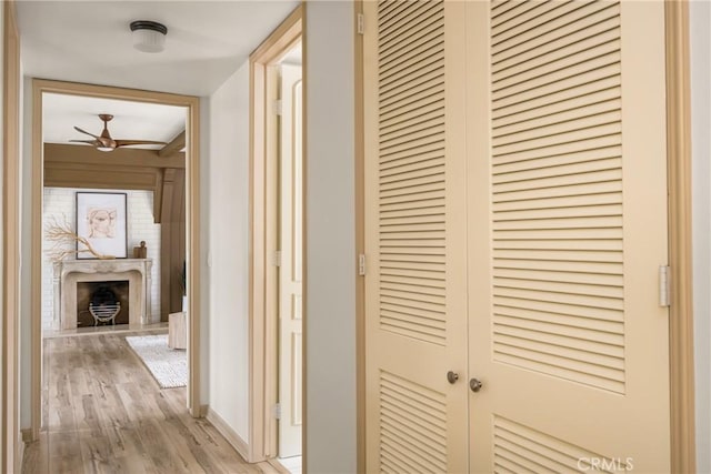508 Evening Star Ln, Newport Beach, CA 92660 - hall with light wood finished floors