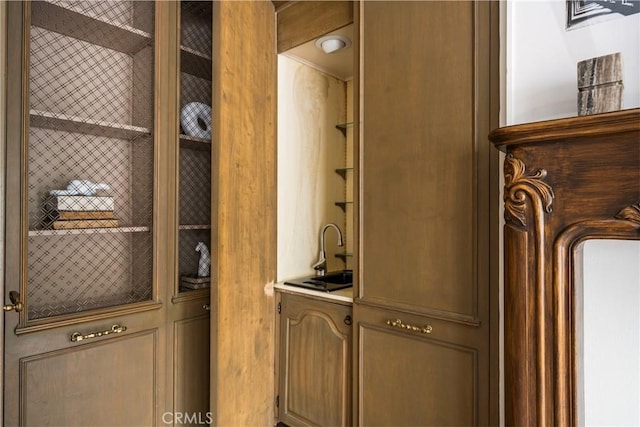 508 Evening Star Ln, Newport Beach, CA 92660 - wine cellar featuring a sink