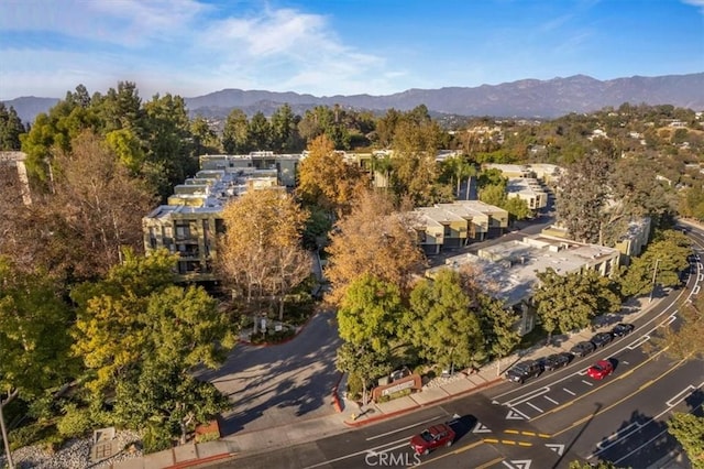 898 Temple Unit 125, Los Angeles, CA 90042 - aerial view of property and surrounding area with a mountain backdrop
