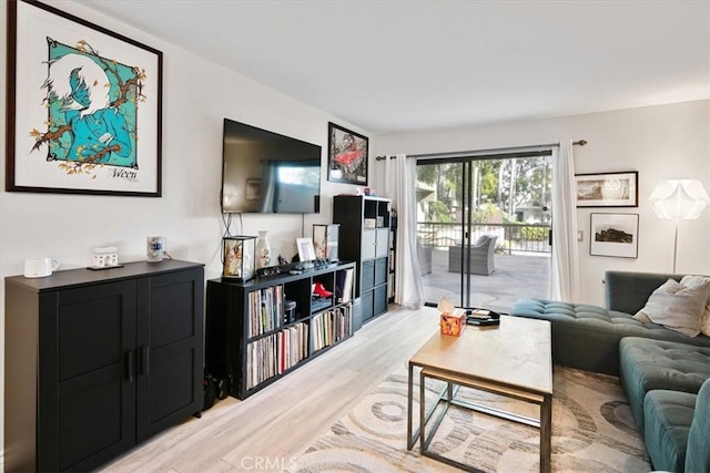 898 Temple Unit 125, Los Angeles, CA 90042 - living room with light wood-type flooring