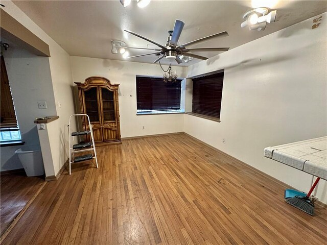 1947 Palm Ave, Monterey Park, CA 91755 - spare room featuring light wood-style flooring and ceiling fan