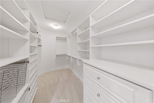 25811 Jamon Ln, Mission Viejo, CA 92691 - walk in closet with light carpet and attic access