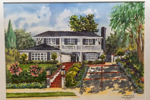 2136 W Gaucho Dr, Rancho Palos Verdes, CA 90275 - view of front of property featuring stairway