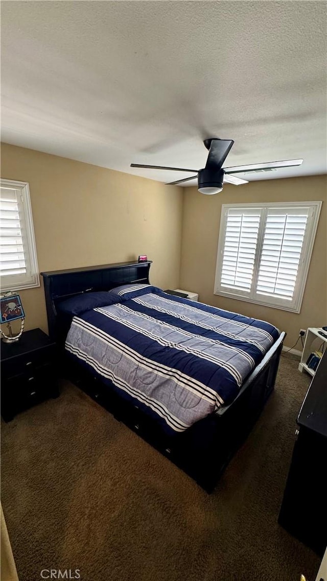 1502 Beacon, Upland, CA 91786 - carpeted bedroom featuring ceiling fan