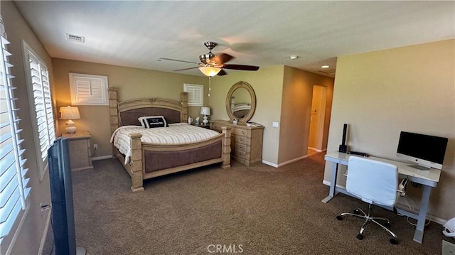 1502 Beacon, Upland, CA 91786 - bedroom with carpet flooring and a ceiling fan