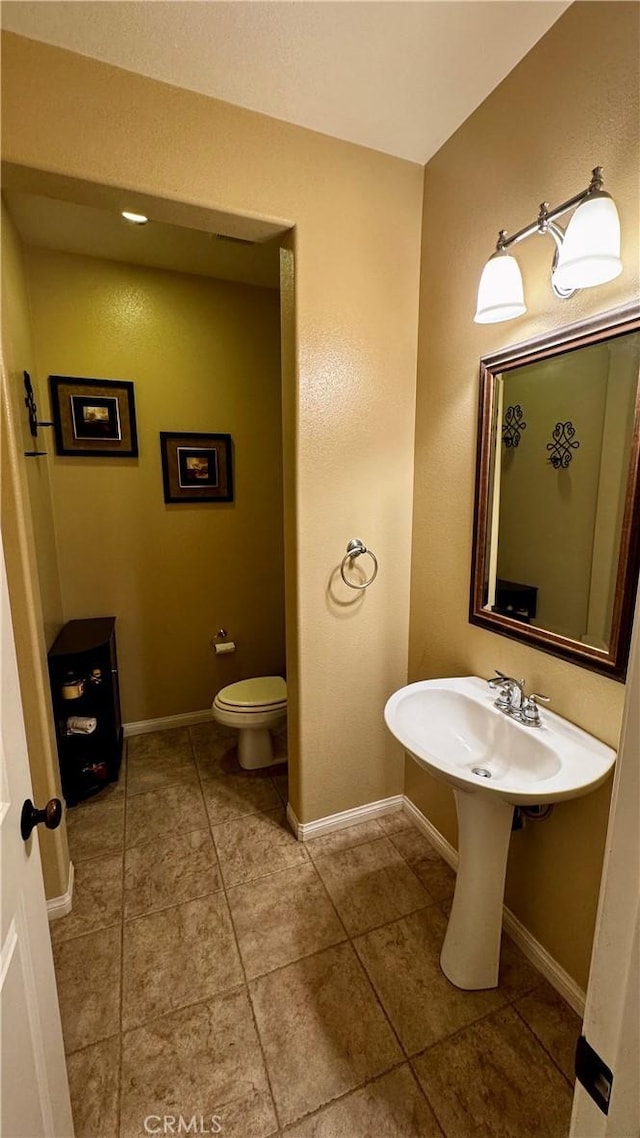1502 Beacon, Upland, CA 91786 - bathroom with tile patterned floors and toilet
