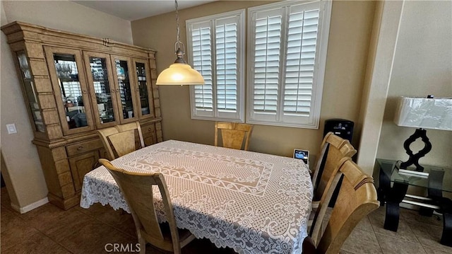 1502 Beacon, Upland, CA 91786 - tiled dining area with baseboards