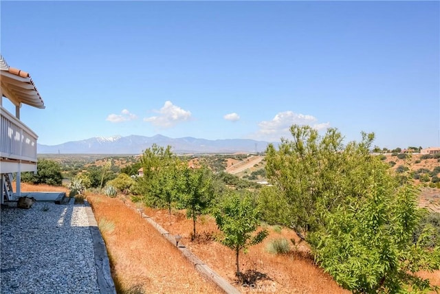 8140 Del Ct, Phelan, CA 92371 - view of yard featuring a mountain view