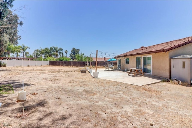 12642 Gorham St, Moreno Valley, CA 92553 - fenced backyard featuring a patio