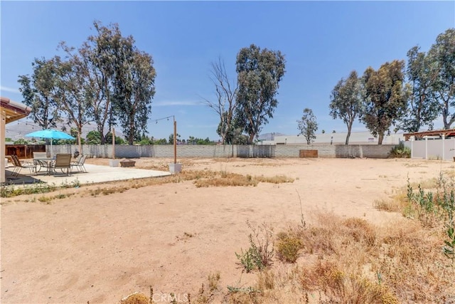 12642 Gorham St, Moreno Valley, CA 92553 - view of yard featuring a patio