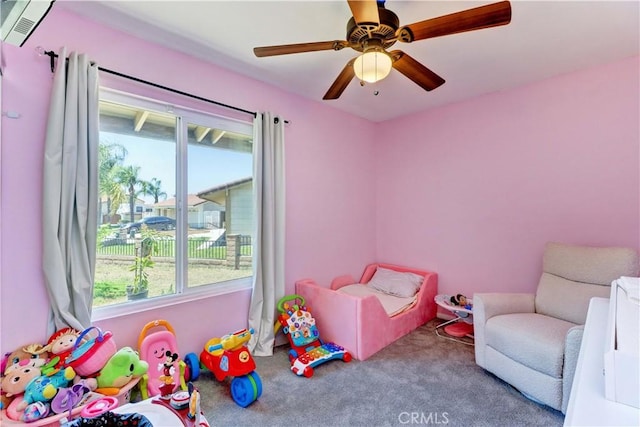 12642 Gorham St, Moreno Valley, CA 92553 - bedroom featuring carpet floors and ceiling fan