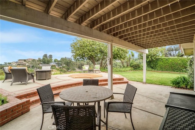 27990 Beechgate Dr, Rancho Palos Verdes, CA 90275 - view of patio featuring outdoor dining space