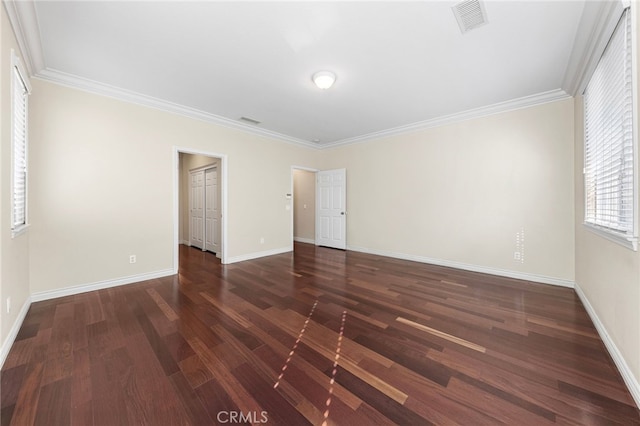 16848 Morning Glory Ct, Chino Hills, CA 91709 - spare room featuring wood finished floors, baseboards, and ornamental molding