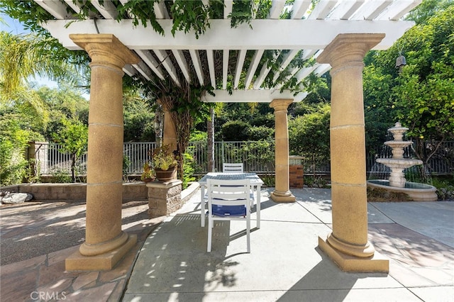 16848 Morning Glory Ct, Chino Hills, CA 91709 - view of patio / terrace with a pergola and outdoor dining area