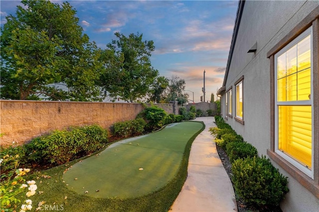 20010 Livorno Ln, Yorba Linda, CA 92886 - fenced backyard with a putting green