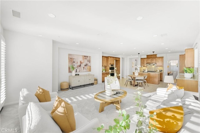 20010 Livorno Ln, Yorba Linda, CA 92886 - living area featuring recessed lighting and light carpet