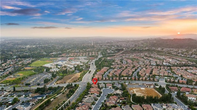 20010 Livorno Ln, Yorba Linda, CA 92886 - aerial view at dusk of a residential view