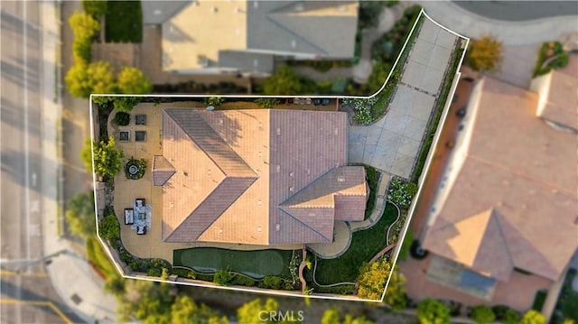 20010 Livorno Ln, Yorba Linda, CA 92886 - view of property location with property parcel outlined