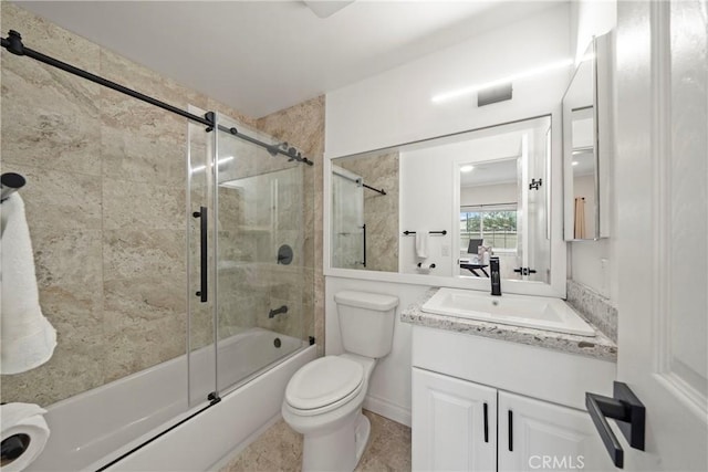 1845 Plaza Del Amo Unit C, Torrance, CA 90501 - full bathroom featuring combined bath / shower with glass door and vanity