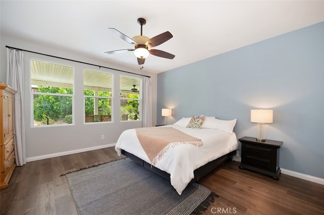 28978 Williston Ct, Temecula, CA 92591 - bedroom featuring wood finished floors and ceiling fan