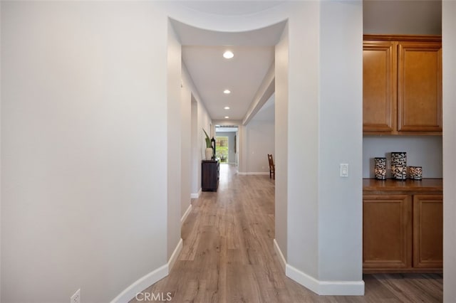 28978 Williston Ct, Temecula, CA 92591 - hall featuring light wood finished floors and recessed lighting