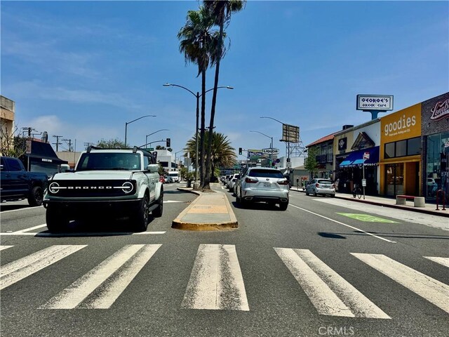 108 Bennett Ave, Long Beach, CA 90803 - view of asphalt road with street lights, sidewalks, and curbs
