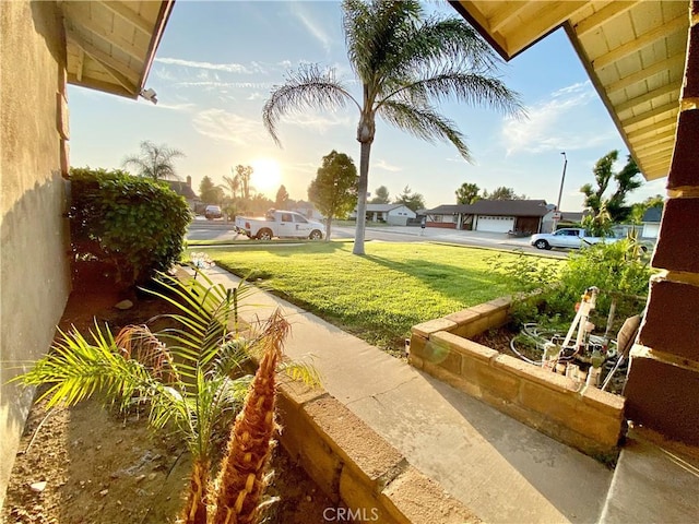 743 N Beechwood Ave, Rialto, CA 92376 - view of green lawn featuring a residential view