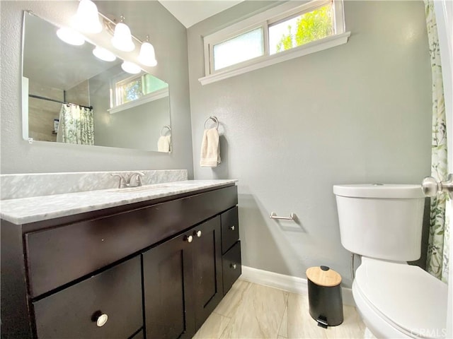 743 N Beechwood Ave, Rialto, CA 92376 - full bath featuring vanity, healthy amount of natural light, and a shower with shower curtain