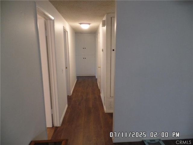 1676 Dumbarton Ave, San Bernardino, CA 92404 - hall with wood finished floors and a textured ceiling