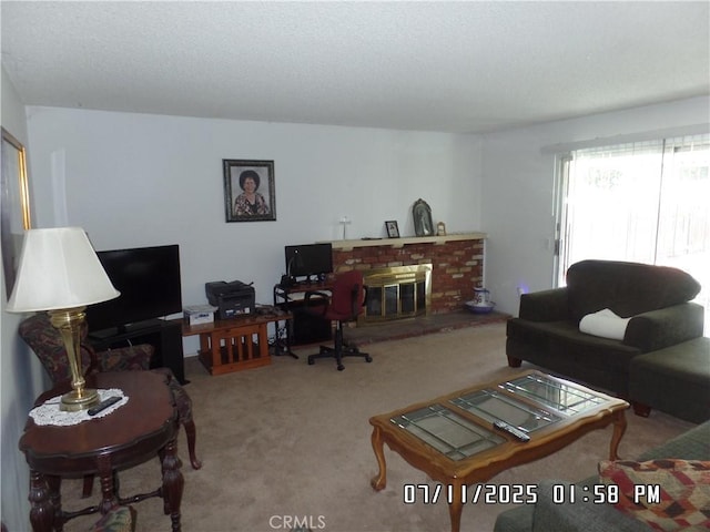 1676 Dumbarton Ave, San Bernardino, CA 92404 - living room featuring carpet flooring