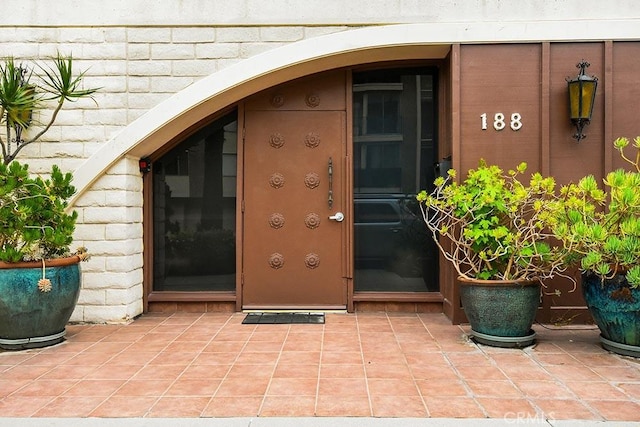 188 Temple Ave Unit 201, Long Beach, CA 90803 - doorway to property with stone siding
