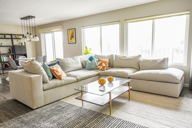 188 Temple Ave Unit 201, Long Beach, CA 90803 - living room with plenty of natural light and wood finished floors