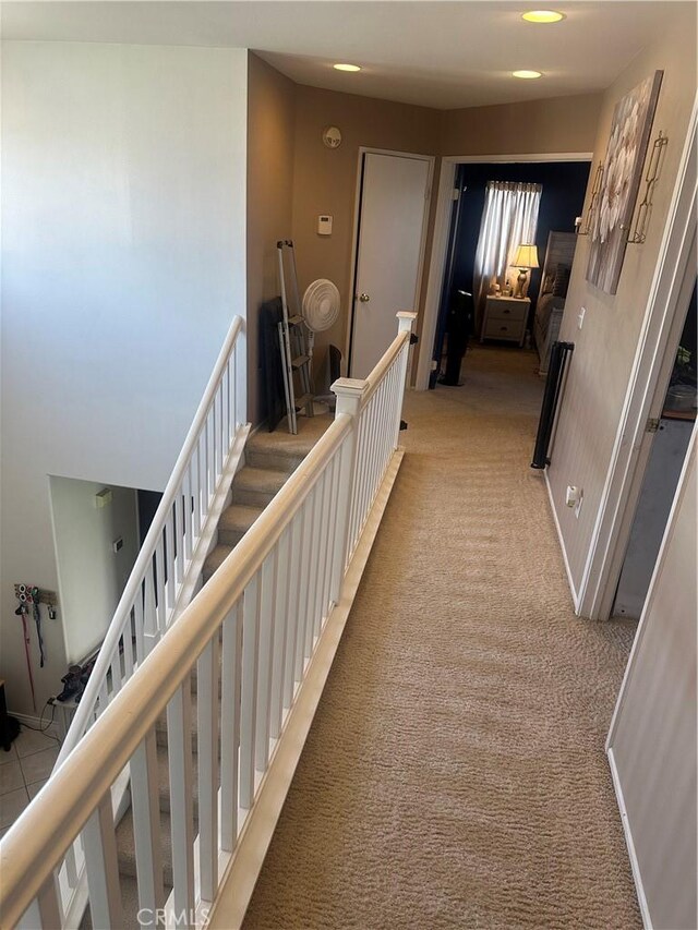 1538 Regents St, Lancaster, CA 93534 - corridor featuring light colored carpet