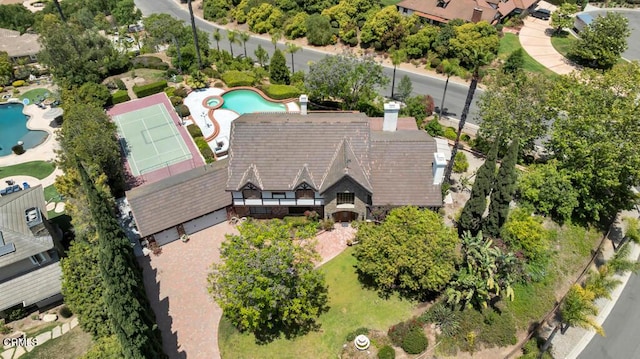 11395 Highridge Ct, Camarillo, CA 93012 - drone / aerial view of a pool area