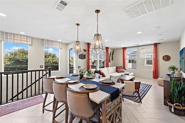 2 Jaripol Cir, Rancho Mission Viejo, CA 92694 - dining area with plenty of natural light, recessed lighting, and baseboards