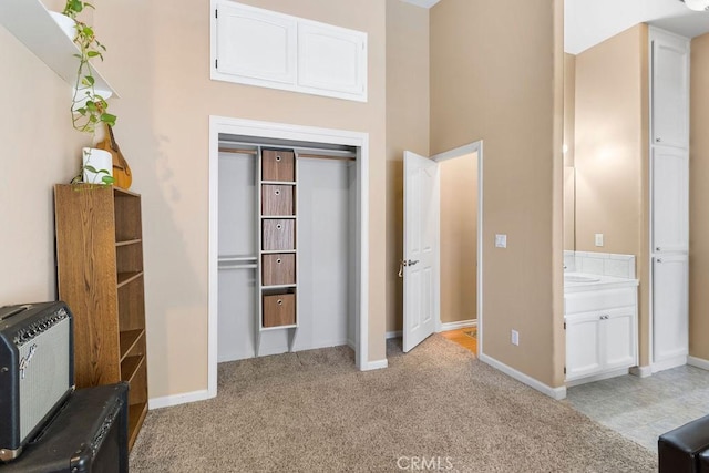 3475 Paseo Verde Ave, Merced, CA 95348 - bedroom featuring light colored carpet, baseboards, and a closet