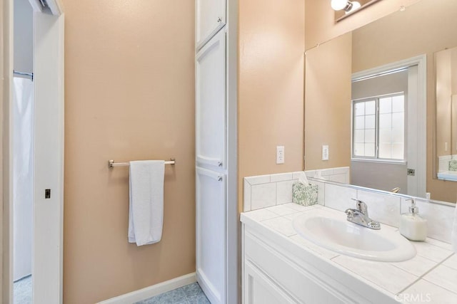 3475 Paseo Verde Ave, Merced, CA 95348 - bathroom featuring vanity and baseboards