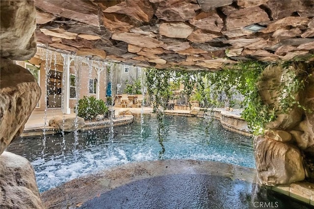 24274 Reyes Adobe Way, Valencia, CA 91354 - exterior view of a jacuzzi and a swimming pool