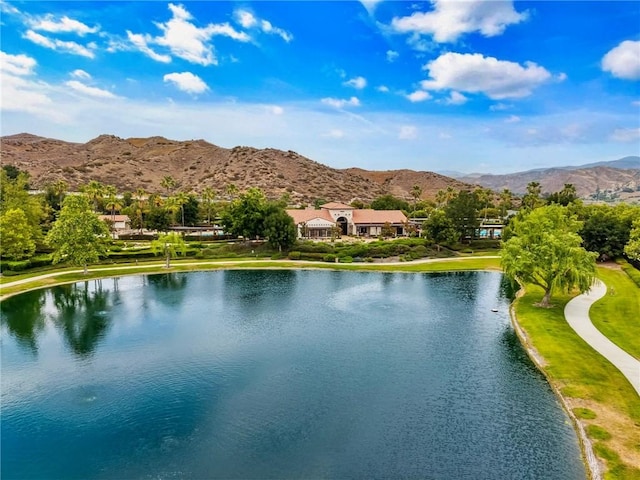 24274 Reyes Adobe Way, Valencia, CA 91354 - water view featuring mountains